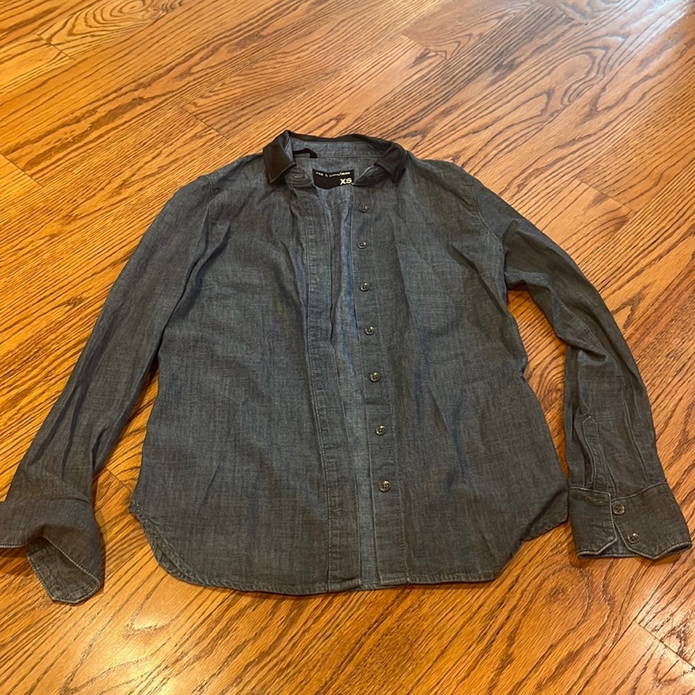 Rag & Bone Jean Woman’s Button Down Shirt Size XS